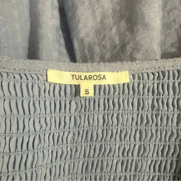 Tularosa Magnolia Wrap Dress in Powder Blue Size Small - Picture 6 of 8